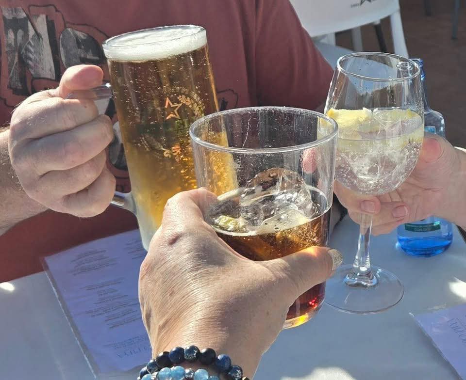 Clients celebrating their purchase in Andalusia