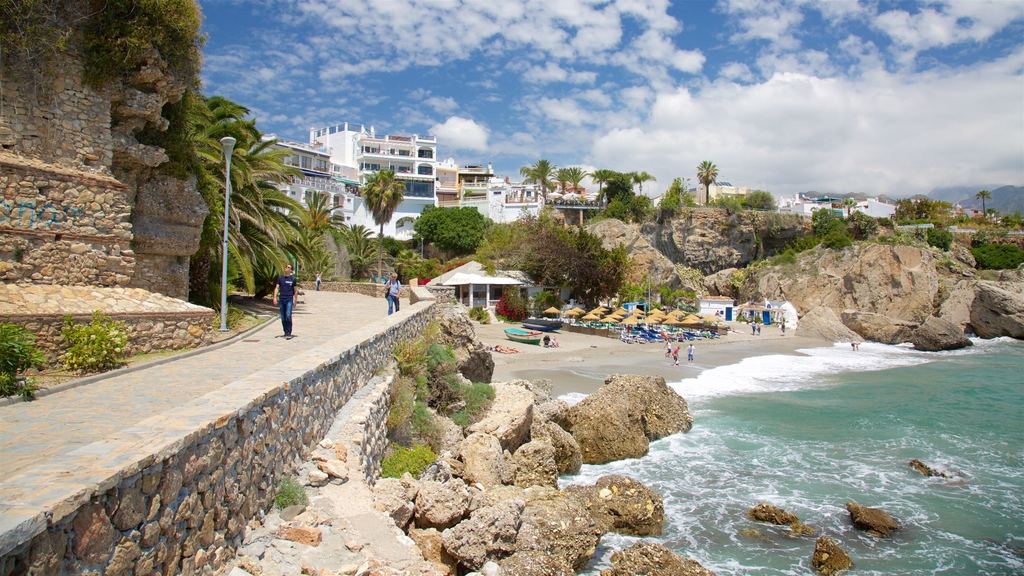 The Balcón de Europa and Calahonda beach in Nerja, Costa del Sol